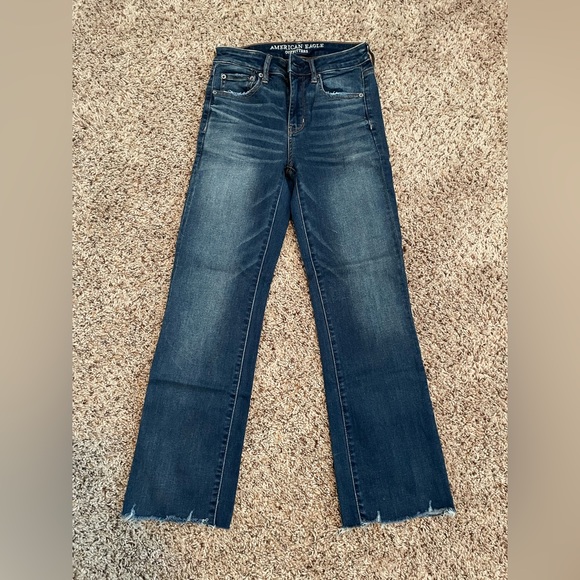 American Eagle Outfitters Denim - American Eagle High Rise Crop Flare Jeans